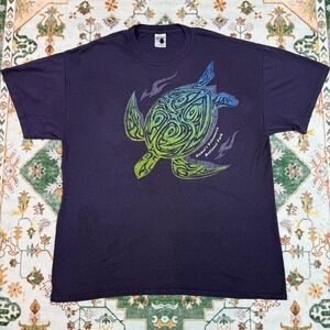 Hawaii Volcanoes National Park Sea Turtle T Shirt Gildan XL Souvenir‎